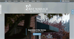 Desktop Screenshot of baymassageandskincare.com